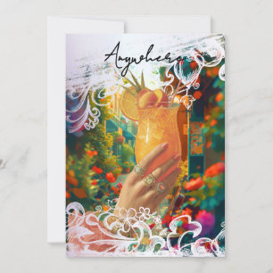 *~* A101 29 PHOTO Cocktail ANYWHERE  BACHELORETTE Invitation