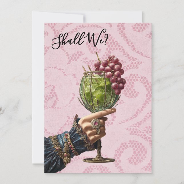 *~* A101 Cocktail Ornate  PHOTO  25   BACHELORETTE Invitation (Front)