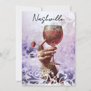 *~* A101 PHOTO Cocktail 30  Nashville BACHELORETTE Invitation