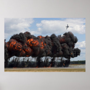 A10 Ground Attack Poster