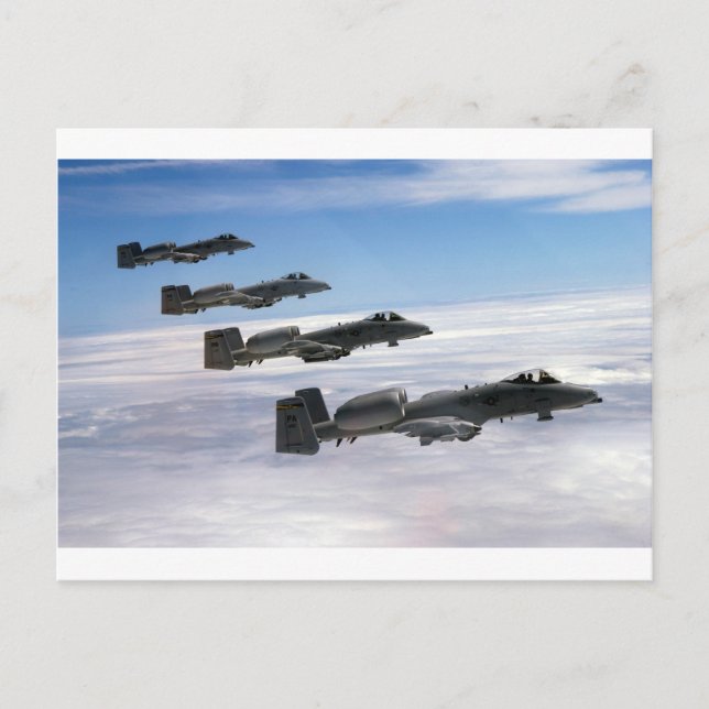 A10 Thunderbolt II Postcard (Front)