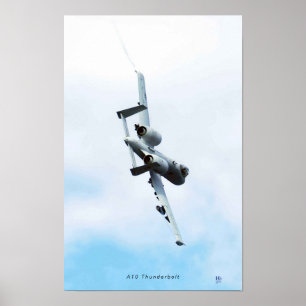 A10 Thunderbolt Warthog Poster