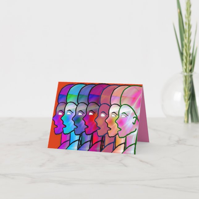 A119D  - Mirror Card — The other chick (Front)