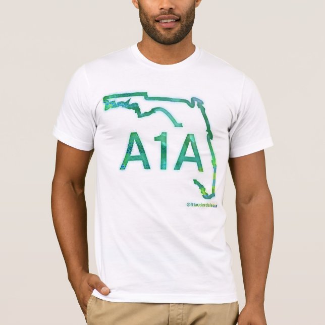 A1A Florida's Scenic Highway T-Shirt (Front)