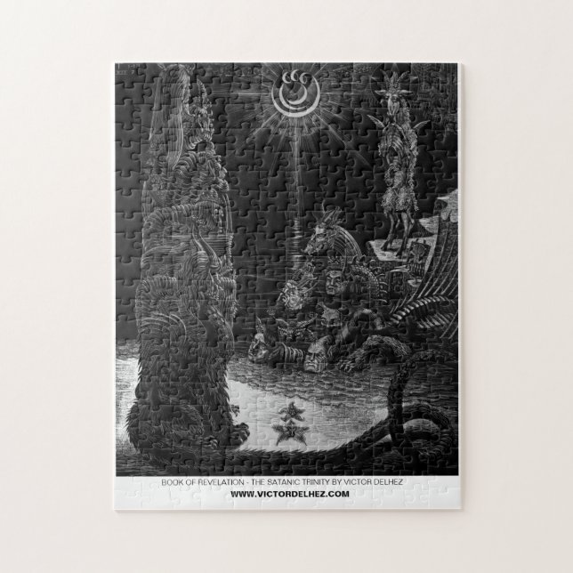 A26 – The satanic trinity Jigsaw Puzzle (Vertical)