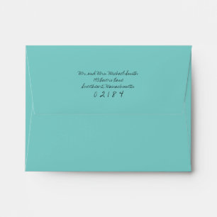 A2 Caribbean Ocean Envelope Return Address