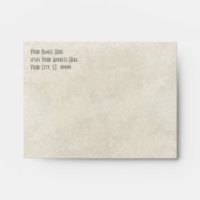 A2 Matching Envelope Ombre Chevron Stripe Zig Zag (Front)