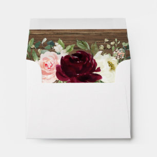 A2 Notecard Rustic Wood Envelope