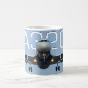 A320 AIRLINER COFFEE MUG