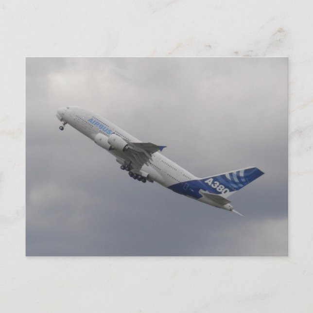 A380 POSTCARD (Front)
