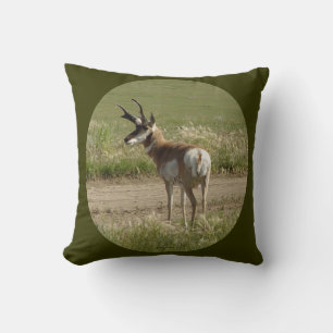 A39 Pronghorn Antelope Buck Cushion