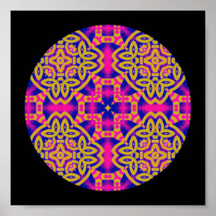 A40 Celtic Mandala Poster.2 Poster