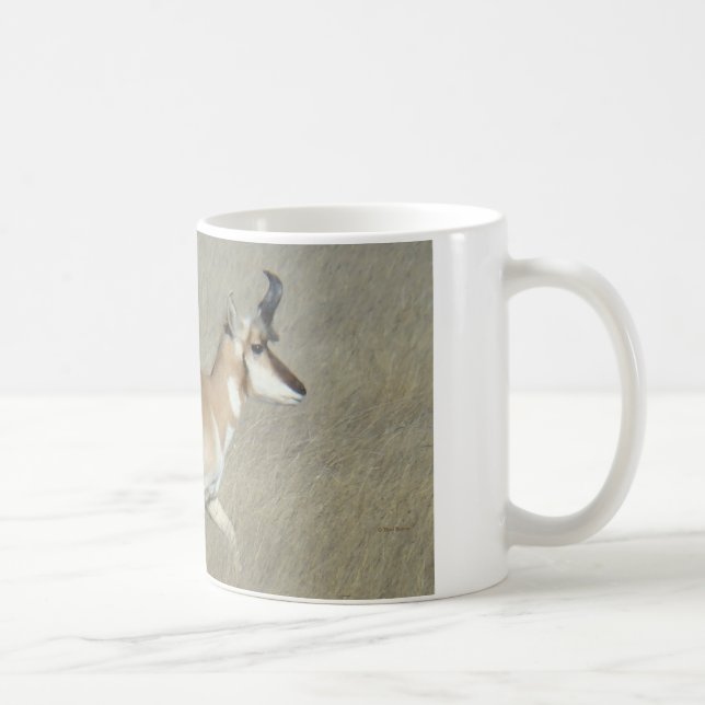 A44 Pronghorn Antelope Buck Coffee Mug (Right)
