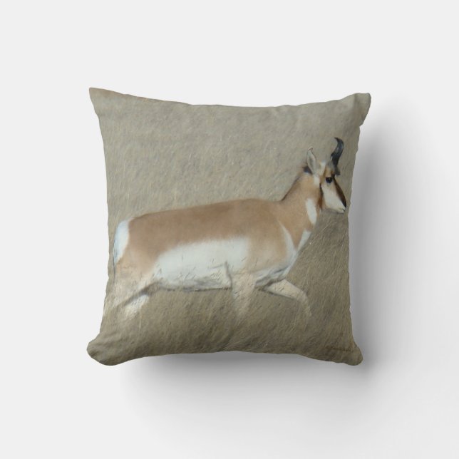 A44 Pronghorn Antelope Buck Cushion (Front)