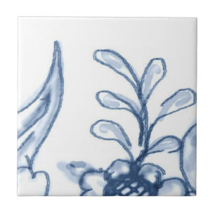 A4 - Delft Basket Mural Tile - A4