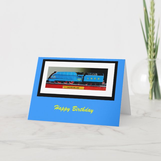a4 mallard rb, Happy Birthday Card (Front)