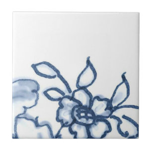 A5 - Delft Basket Mural Tile - A5