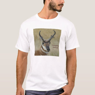 A5 Pronghorn Antelope Head Shot T-Shirt