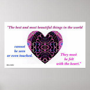 A61 "Felt with the Heart" Poster