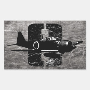 A6M Zero Rectangular Sticker