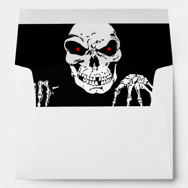 A7 Greeting Card/Skeleton Envelope (Back (Bottom))