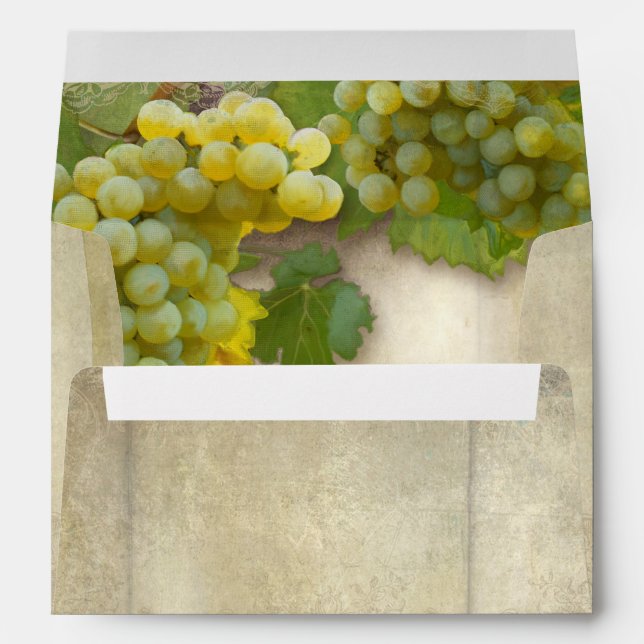 A7 Matching Wedding Invite Envelopes Vineyard Wine (Back (Bottom))