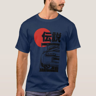 A80 silhouette gift JDM Motorsport Japan car frien T-Shirt