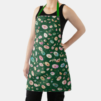 A 1000 Parasols Forest Green  Apron