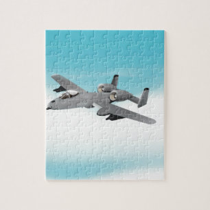 A-10 Bomber Aircraft Jigsaw Puzzle