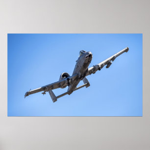 A-10 Thunderbolt II Aircraft Poster