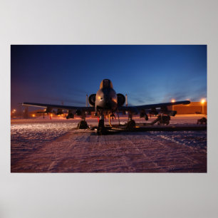 A-10 Thunderbolt II Aircraft Poster
