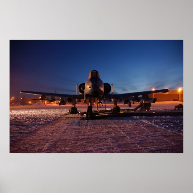 A-10 Thunderbolt II Aircraft Poster (Front)