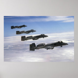 A-10 Thunderbolt II Aircraft Poster