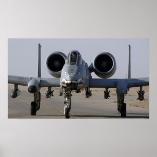 A-10 Thunderbolt II Aircraft Poster