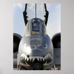 A-10 Thunderbolt II Aircraft Poster