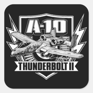 A-10 Thunderbolt II Classic Round Sticker Sticker