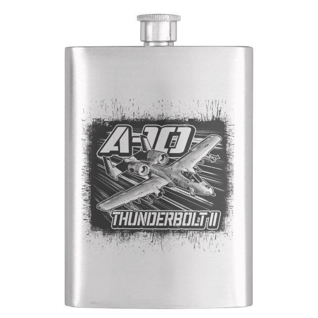A-10 Thunderbolt II Hip Flask Classic Flask (Front)