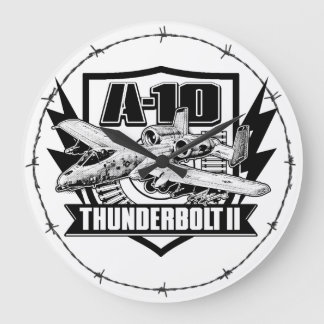 A-10 Thunderbolt II Large Clock Acrylic Wall Clock