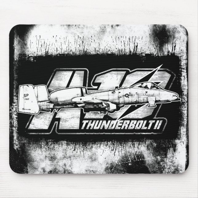 A-10 Thunderbolt II Mouse Pad Mousepad (Front)
