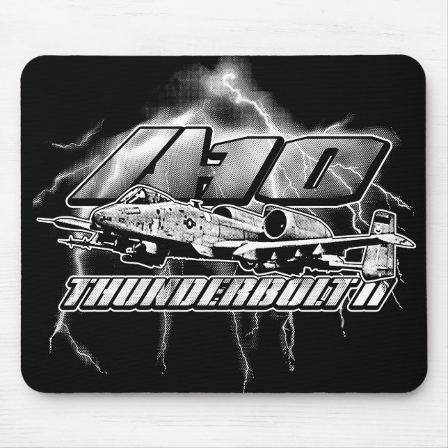 A-10 Thunderbolt II Mouse Pad Mousepad (Front)