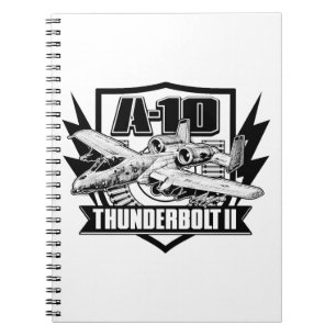 A-10 Thunderbolt II Notebook Spiral Photo Notebook