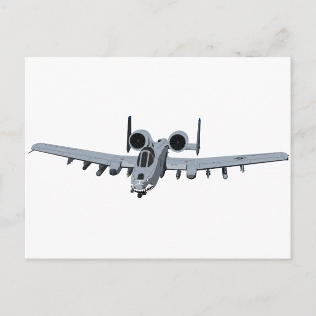 A-10 Thunderbolt II Postcard (Front)