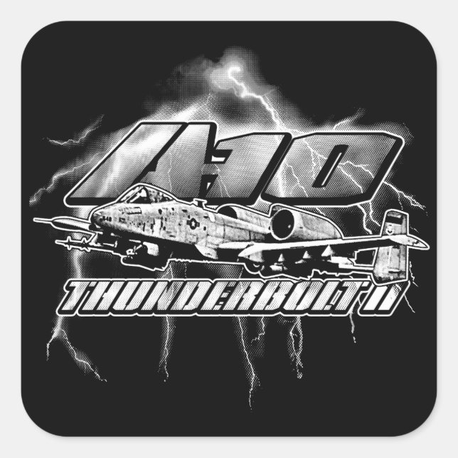 A-10 Thunderbolt II Square Sticker Sticker (Front)