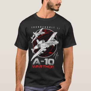 A-10 Thunderbolt II Warthog subsonic attack Plane T-Shirt