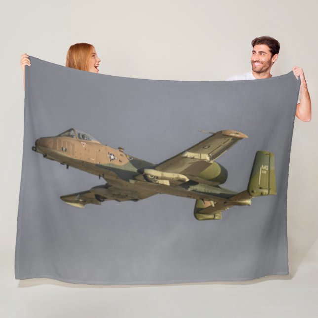 A-10 WARTHOG FLEECE BLANKET (In Situ)