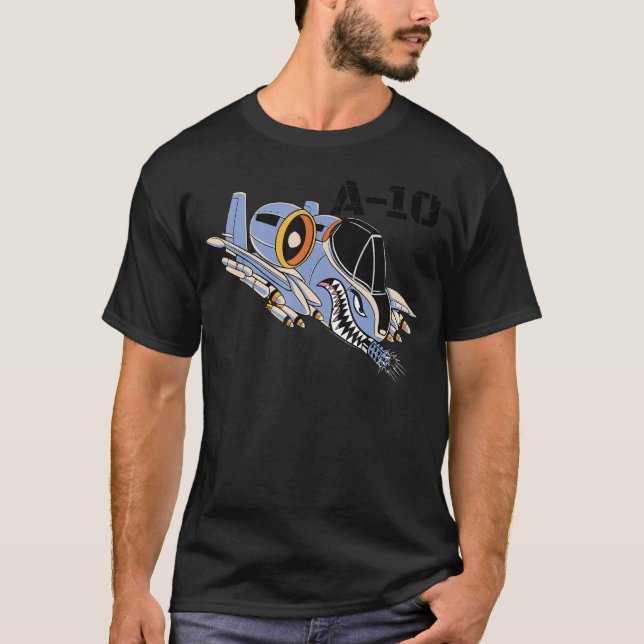 A 10 Warthog Military Aeroplane A10 Thunderbird A1 T-Shirt (Front)