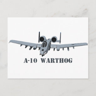 A-10 Warthog Postcard