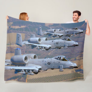 A-10C THUNDERBOLT II FLEECE BLANKET
