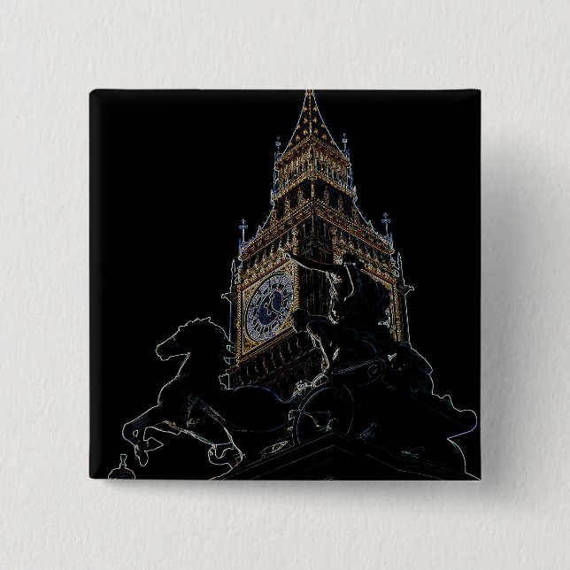 a 15 cm square badge (Front)