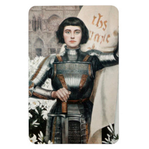 A 1903 Engraving of Joan Of Arc Magnet